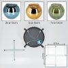 Koyoto ceiling light, globe light blue, gold, green, 4-light sources
