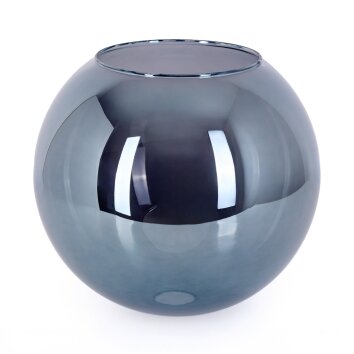 Lamp shade made of glass  Koyoto replacement glass, spare part 30 cm blue