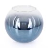 Glass lampshade  Koyoto replacement glass, spare part 25 cm blue, clear