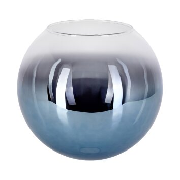 Glass lamp shade  Koyoto replacement glass, spare part 30 cm blue, clear