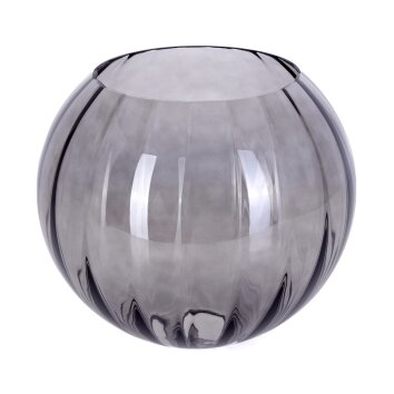 Glass lamp shade  Koyoto replacement glass, spare part 25 cm Smoke-coloured