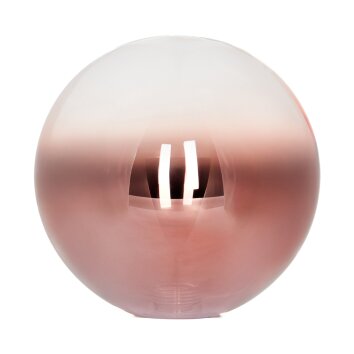 Lamp shade made of glass  Chehalis replacement glass, spare part 15 cm clear, coppery