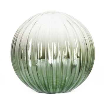 Lamp shade made of glass  Chehalis replacement glass, spare part 10 cm green, clear
