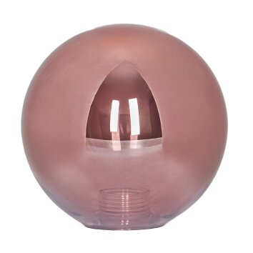 Lamp shade made of glass  Bernado replacement glass, spare part coppery