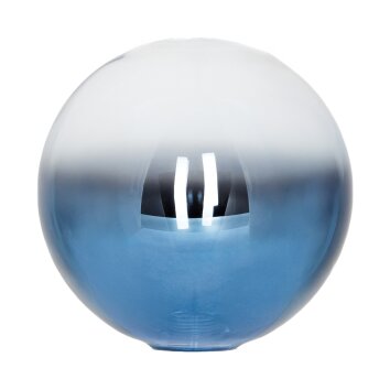 Glass lampshade  Bernado replacement glass, spare part blue, clear