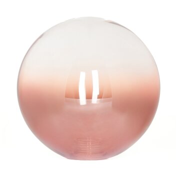 Glass lamp shade  Bernado replacement glass, spare part clear, coppery