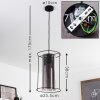 ZENTO Pendant Light black, 1-light source
