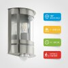 Eglo lights TRIBANO outdoor wall light silver, galvanized, Motion sensor