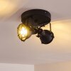 JONSERED Ceiling Light black, 2-light sources