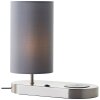 Brilliant lights Clarie table lamp silver, 1-light source