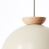 Brilliant lights Nalam pendant light beige, 3-light sources