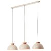 Brilliant lights Nalam pendant light beige, 3-light sources