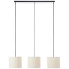 Brilliant lights Teddy pendant light white, 3-light sources