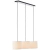 Brilliant lights Teddy pendant light white, 3-light sources