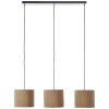 Brilliant lights Tony pendant light black, 3-light sources