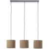 Brilliant lights Tony pendant light black, 3-light sources