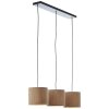 Brilliant lights Tony pendant light black, 3-light sources