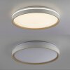 Paul Neuhaus lights MIO ceiling light LED sand-coloured, 1-light source, Remote control