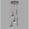 Paul Neuhaus lights BOWL pendant light LED brown, 5-light sources