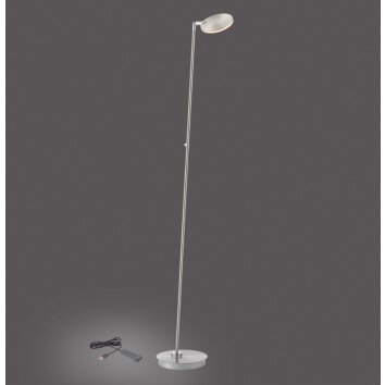 Paul Neuhaus lights BENTE floor lamp LED silver, 1-light source