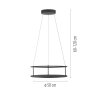 Paul Neuhaus lights CONNI pendant light LED black, 2-light sources