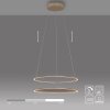 Paul Neuhaus lights CONTURA pendant light LED sand-coloured, 2-light sources