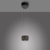 Paul Neuhaus Q-Serie Q-STRETTO pendant light LED black, 2-light sources, Remote control