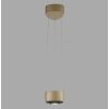 Paul Neuhaus Q-Serie Q-STRETTO pendant light LED bronze, 2-light sources, Remote control