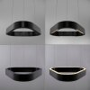 Paul Neuhaus Q-Serie Q-STRETTO pendant light LED black, 2-light sources, Remote control