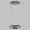 Paul Neuhaus Q-Serie Q-STRETTO pendant light LED bronze, 2-light sources, Remote control