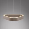 Paul Neuhaus Q-Serie Q-STRETTO pendant light LED bronze, 2-light sources, Remote control