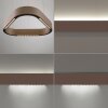Paul Neuhaus Q-Serie Q-STRETTO pendant light LED bronze, 2-light sources, Remote control