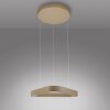 Paul Neuhaus Q-Serie Q-STRETTO pendant light LED bronze, 2-light sources, Remote control