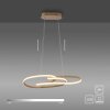 Paul Neuhaus lights TWIST pendant light LED sand-coloured, 1-light source