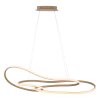 Paul Neuhaus lights TWIST pendant light LED sand-coloured, 1-light source