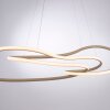 Paul Neuhaus lights TWIST pendant light LED sand-coloured, 1-light source