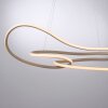 Paul Neuhaus lights TWIST pendant light LED sand-coloured, 1-light source