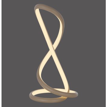 Paul Neuhaus lights TWIST table lamp LED sand-coloured, 1-light source