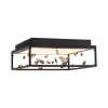 Paul Neuhaus lights SKINA ceiling light LED black, 1-light source, Remote control