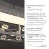 Paul Neuhaus lights SKINA ceiling light LED silver, 1-light source, Remote control