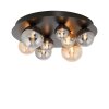 Paul Neuhaus lights POPSICLE ceiling light LED black, 8-light sources