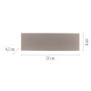 Paul Neuhaus lights CARLO wall light LED sand-coloured, 10-light sources