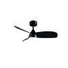 Reality lights mit Ceiling fan light LED black, 1-light source, Remote control