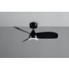 Reality lights mit Ceiling fan light LED black, 1-light source, Remote control
