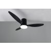 Reality lights mit Ceiling fan light LED black, 1-light source, Remote control