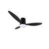 Reality lights mit Ceiling fan light LED black, 1-light source, Remote control