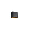 Trio lights Alani wall light black-gold, 1-light source