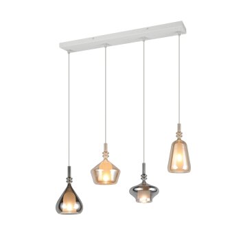 Trio lights Aldea pendant light white, 4-light sources