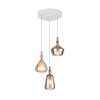 Trio lights Aldea pendant light white, 3-light sources