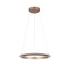 Trio lights Amador pendant light LED brown, 1-light source